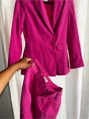 Bright Fuchsia blazer set